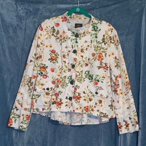 Alice in Wonderland Designer Floral Jacket